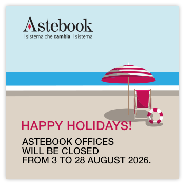 Gli uffici Astebook rimarranno chiusi dal 3 al 28 Agosto 2026. Buone Vacanze!